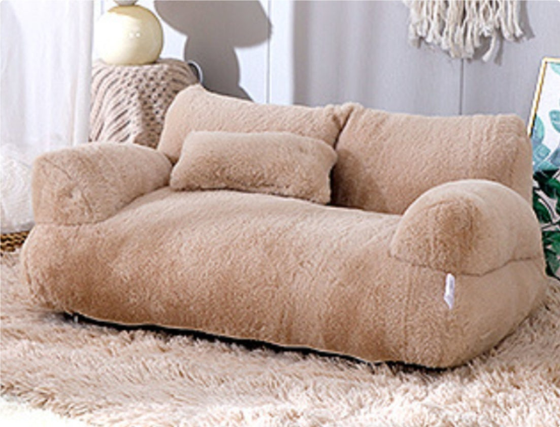 Luxury Cat Bed Sofa Winter Warm Cat Nest Pet Bed For Small Medium Dogs Cats Comfortable Plush Puppy Bed Pet Supplies