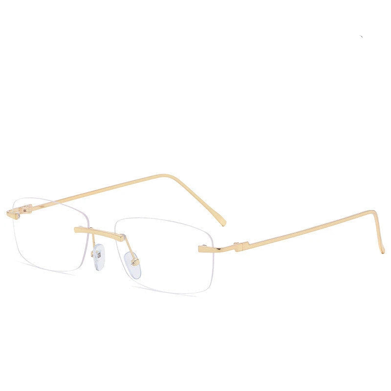 Fashion Rimless Cut-edge Sunglasses Ocean Lens Sunglasses 