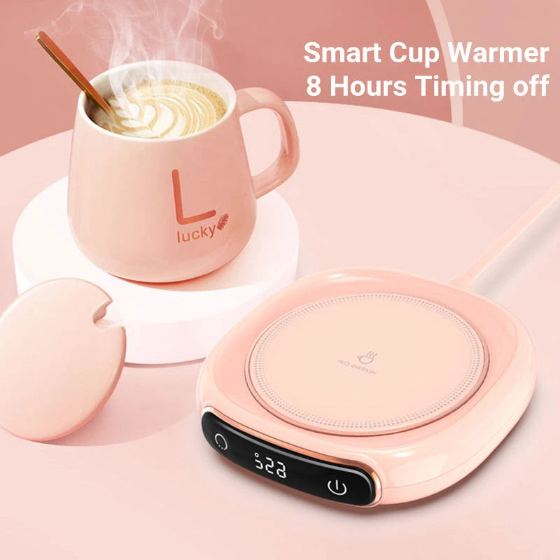 Coffee Mug Warmer Warm Coaster Smart Heating Cup Thermal Insulation Constant Temperature Coaster Heating Pad Desktop 