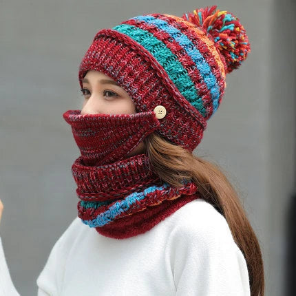 Korean winter knitted hat 