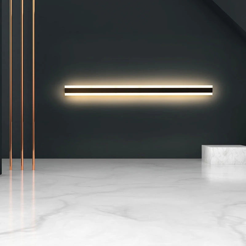 Minimalist long led wall lamp 