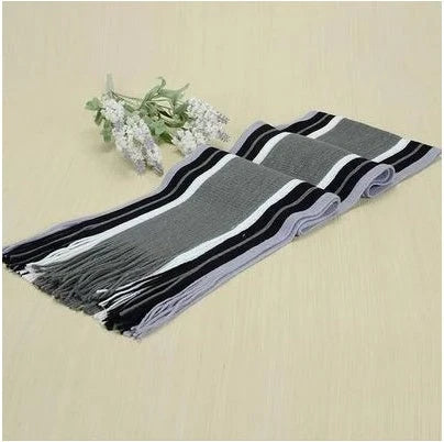 Autumn and winter fringed men's scarves 