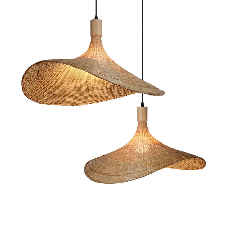 Bamboo Chandelier New Japanese Style Lamps 