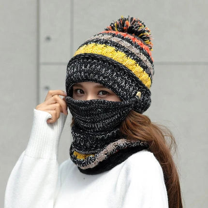 Korean winter knitted hat 