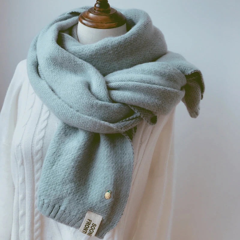 Shawl Accessories Cashmere Scarf Women Scarfs Winter 