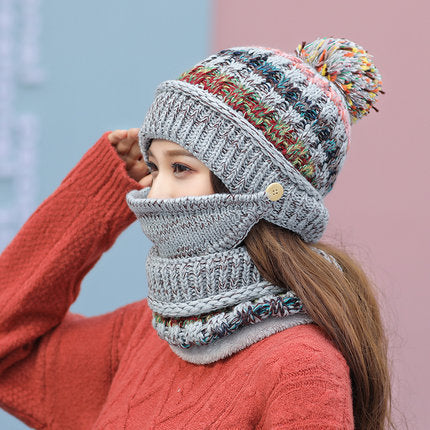 Korean winter knitted hat 