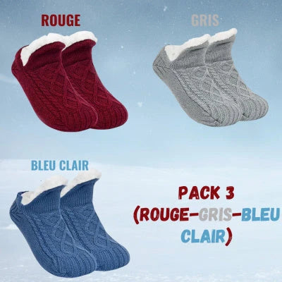 Winter Woolen Socks Women Thicken Warm Home Bedroom Socks Slippers Men Non-slip Foot Warmer Snow Socks Calcetines Mujer 