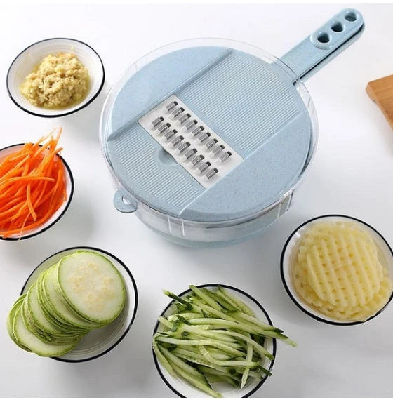 8 In 1 Mandoline Slicer Vegetable Slicer Potato Peeler Carrot Onion Grater With Strainer Vegetable Cutter Kitchen Accessories 