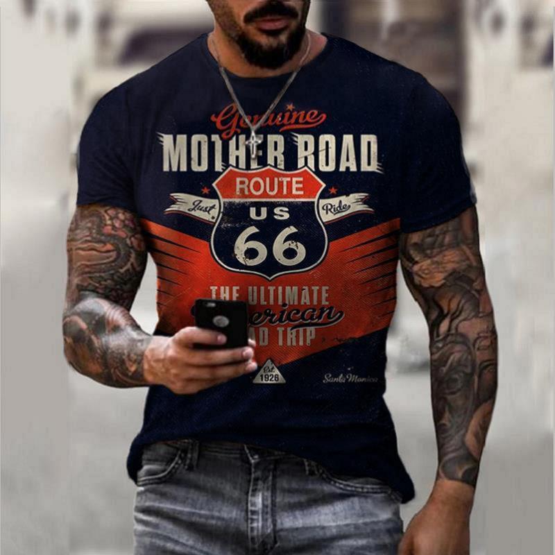 Oversize Clothes Retro Short Sleeve Men