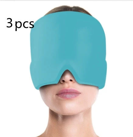 Ice Compress Headache Eye Mask Hat Relief For Migraines, Stress, And Tension Massage Tool 