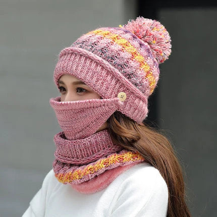 Korean winter knitted hat 