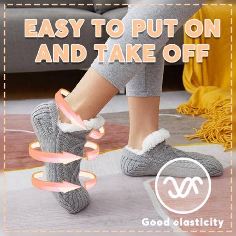 Winter Woolen Socks Women Thicken Warm Home Bedroom Socks Slippers Men Non-slip Foot Warmer Snow Socks Calcetines Mujer 