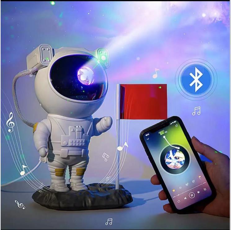 Creative Astronaut Galaxy Starry Sky Projector Nightlight USB Atmospher Bedroom Table Lamp 