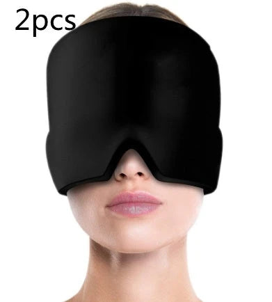 Ice Compress Headache Eye Mask Hat Relief For Migraines, Stress, And Tension Massage Tool 