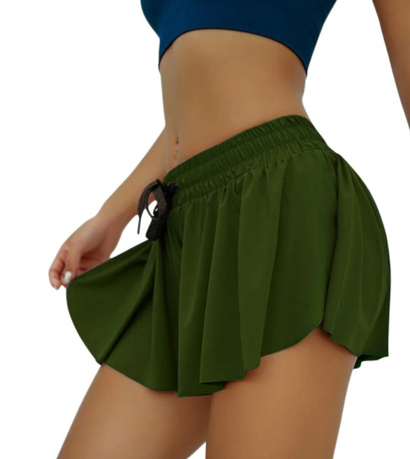 Sports Gym Nude Yoga Breathable Shorts