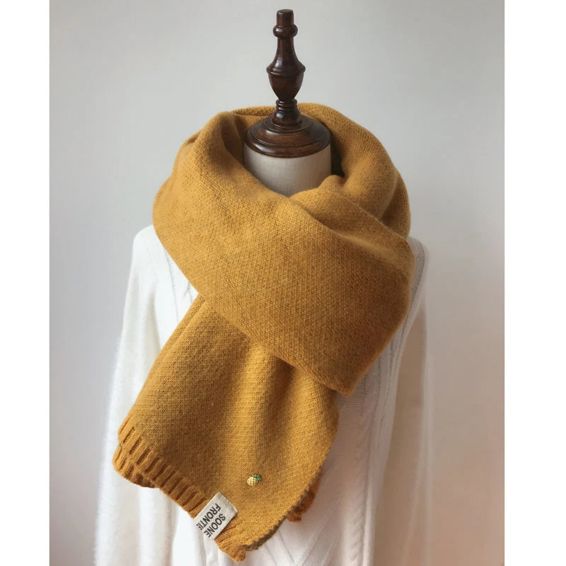 Shawl Accessories Cashmere Scarf Women Scarfs Winter 