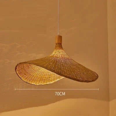 Bamboo Chandelier New Japanese Style Lamps 