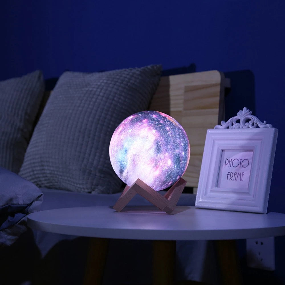 3D Printing Lunar Light Painting Creative Gift Night Light 