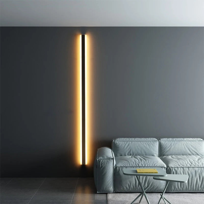 Minimalist long led wall lamp 