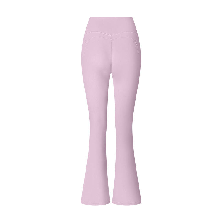 Women's Flared Pants Yoga High Waist Slim Tight Trousers Fitness Sports Clothing