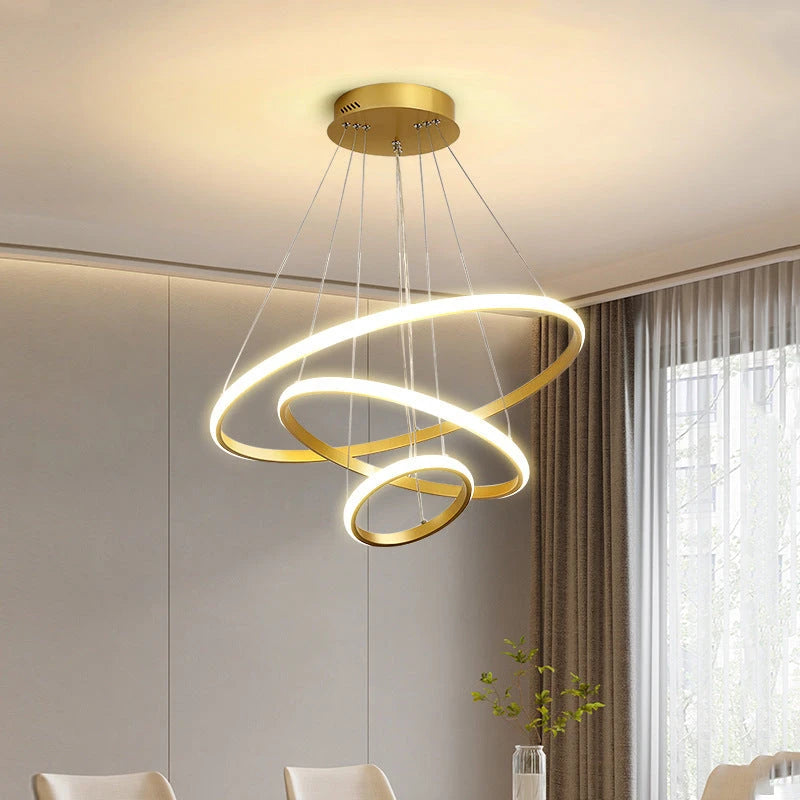 Living Room Chandelier Dining Room Lamp Intelligent Simple Household Chandelier 