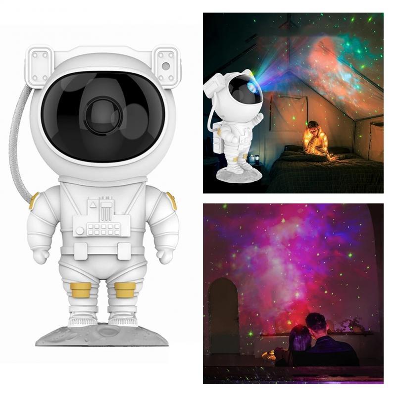 Creative Astronaut Galaxy Starry Sky Projector Nightlight USB Atmospher Bedroom Table Lamp 