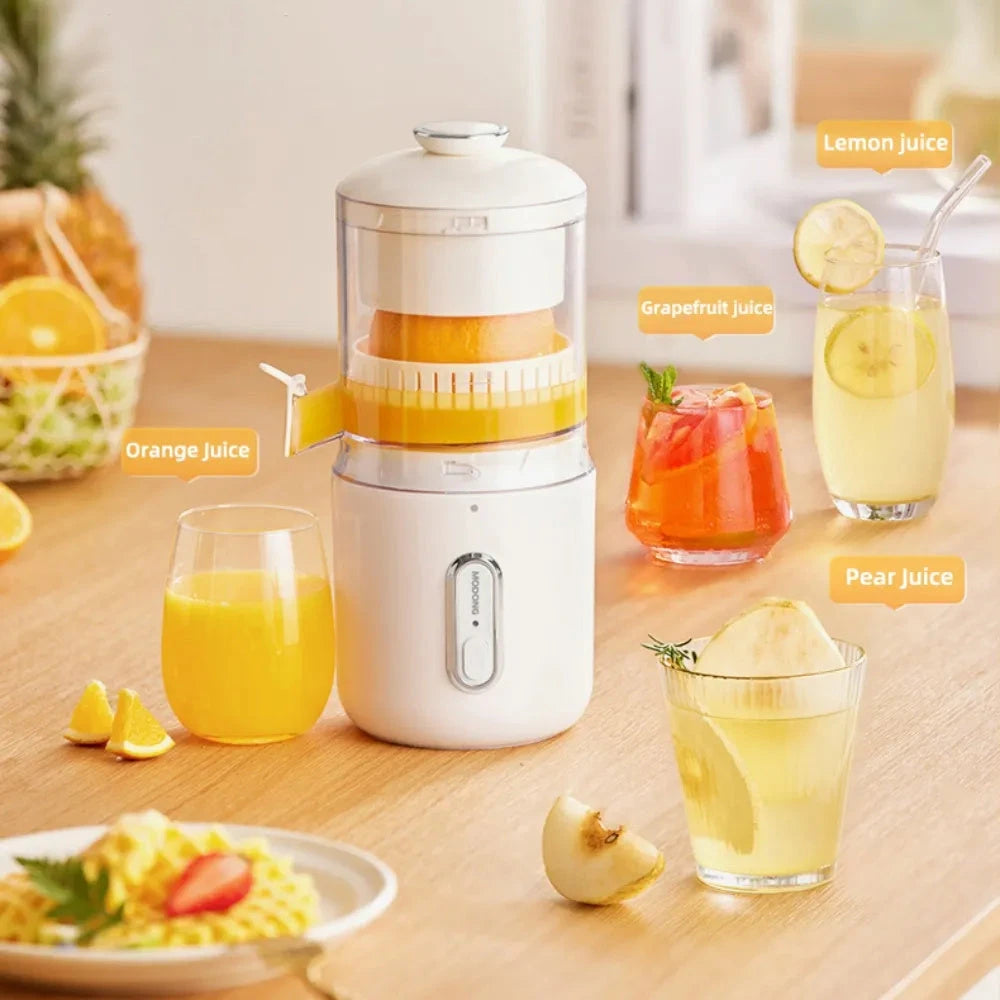 Multifunctional Wireless Electric Juicer Steel Orange Lemon Blender USB Portable Mini Fruit Squeezer Pressure Juicer Kitchen 