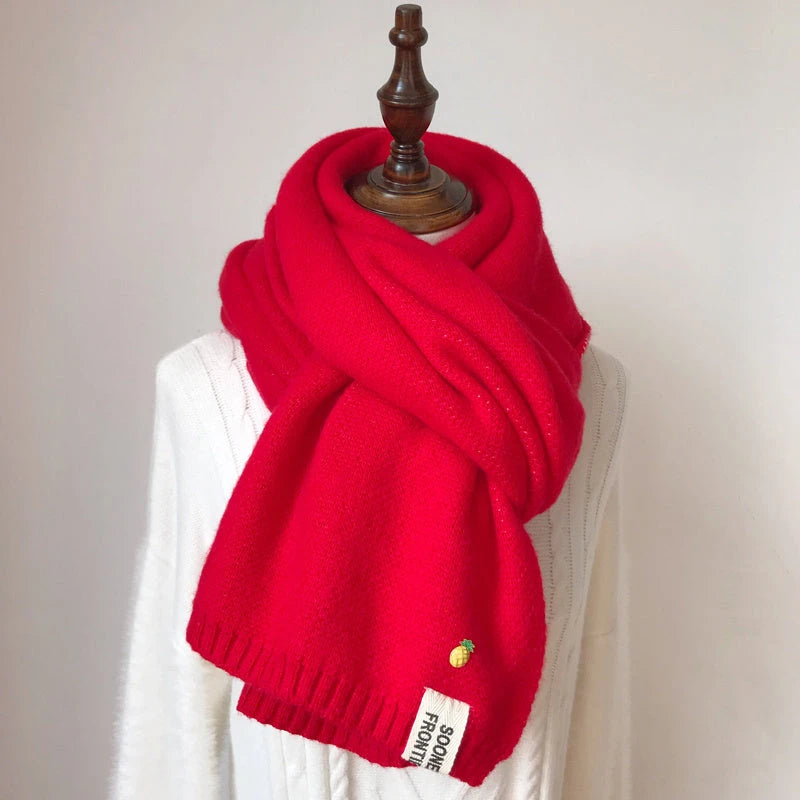 Shawl Accessories Cashmere Scarf Women Scarfs Winter 